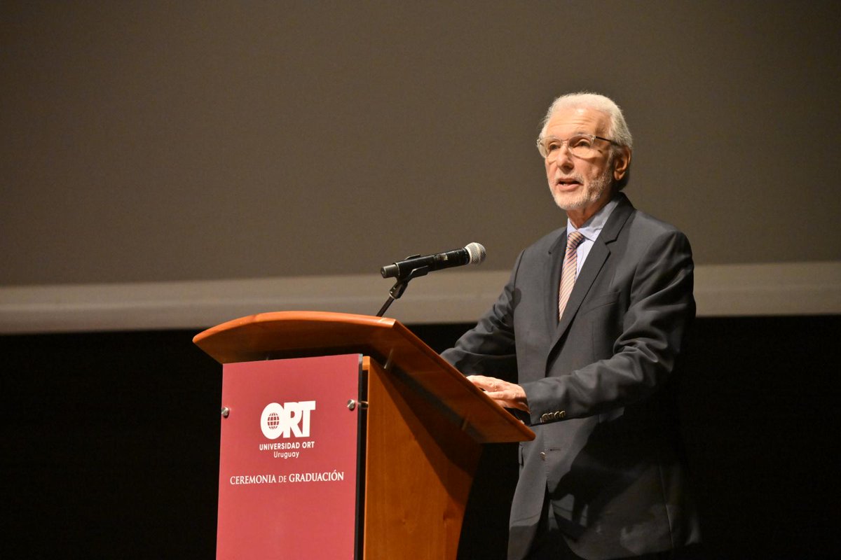 UniversidadORT's tweet photo. "Tenemos que sentir como una obligación moral la expansión de las oportunidades educativas a más uruguayos".

Dr. Jorge @Grunberg, rector de la Universidad ORT Uruguay. https://t.co/OwgChV1BUy