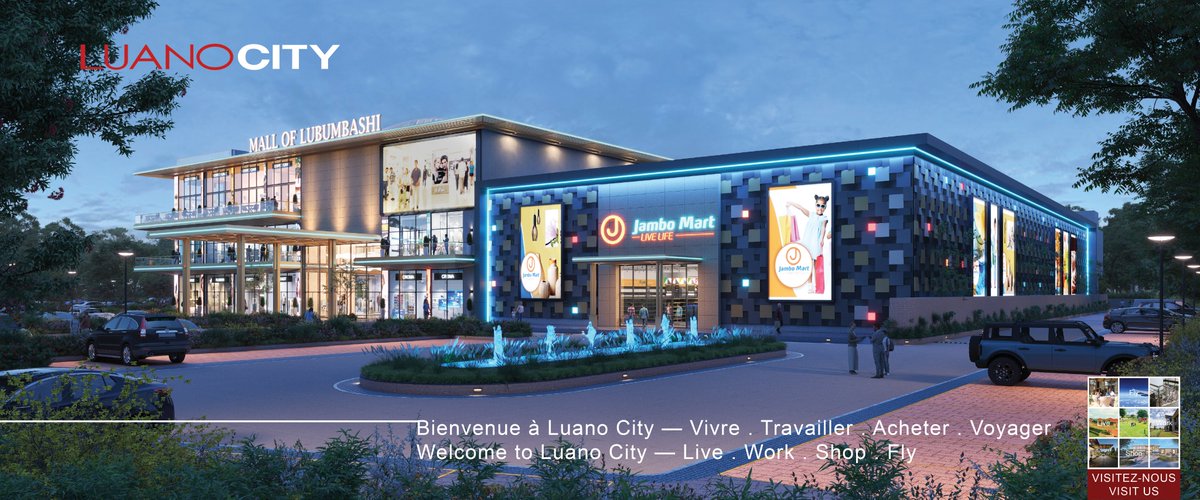 LuanoCity's tweet photo. Un nouveau pôle de vie moderne prend forme.
A new modern lifestyle hub is taking shape.
Apprendre encore plus | Learn more: https://t.co/UBPuIyxZKR
#luanocity #Lubumbashi #DRC #RealEstate #PropertyInvestment #Africa #Copperbelt https://t.co/QvlHwuKT7I