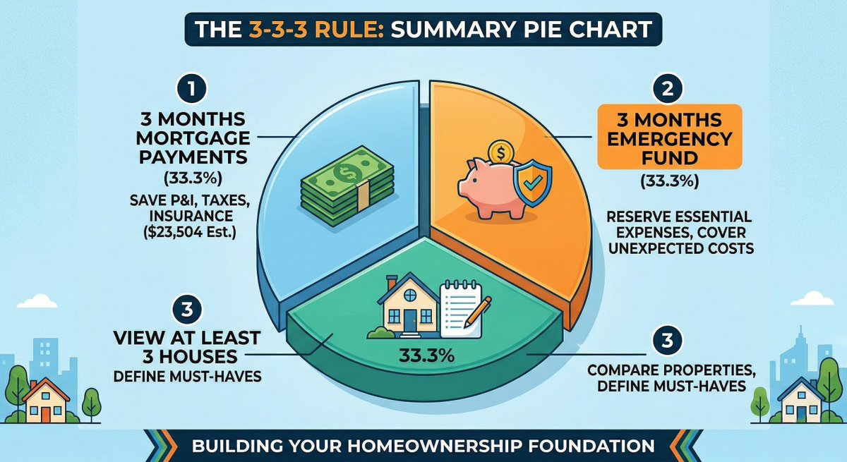 AmericaFoy's tweet image. Check out my latest article: Real Estate 101: The 3/3/3 Rule linkedin.com/pulse/real-est… via @LinkedIn #HomebuyingTips #RealEstate101 #FinancialFitness #MortgageReserves #EmergencySavings #Homebuyers #PropertyShopping #SmartInvesting #HousingAffordability #3_3_33Rule