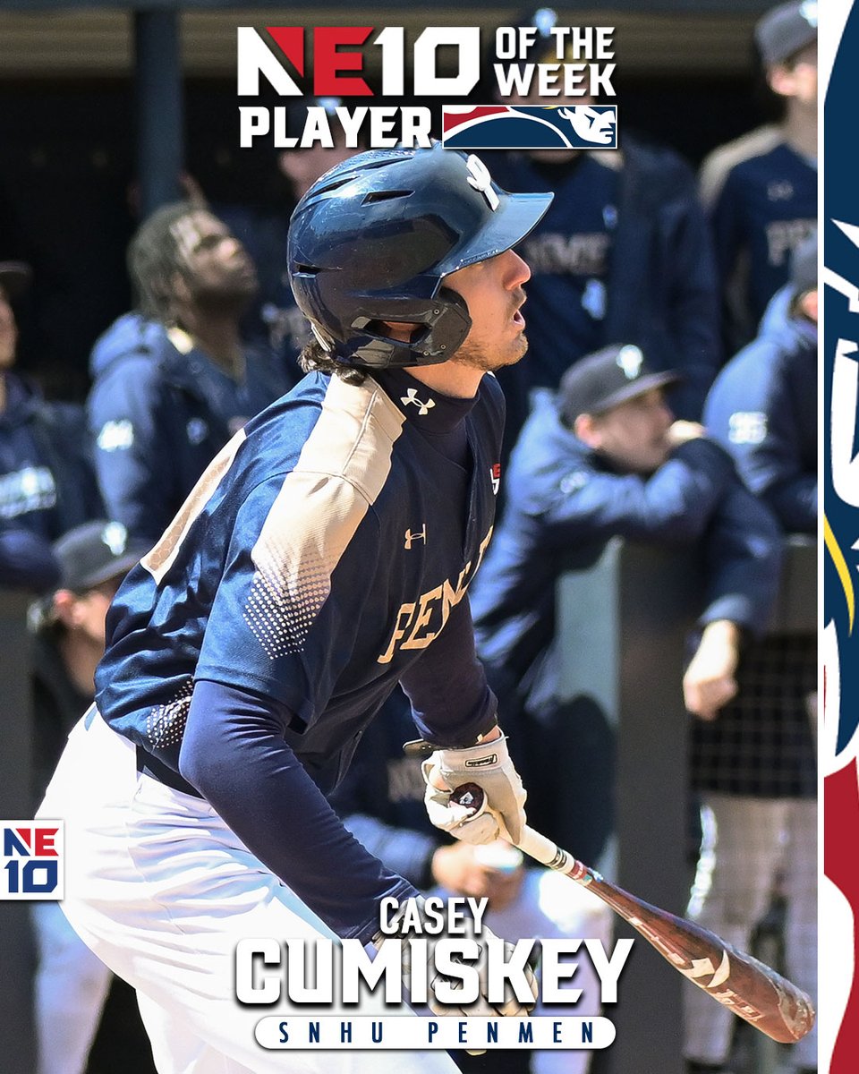 TheNortheast10's tweet photo. 𝐁𝐀𝐒𝐄𝐁𝐀𝐋𝐋 𝐑𝐄𝐏𝐎𝐑𝐓 ⚾️

Cumiskey and Davis lead @snhupenmen to a 7-0 week on the diamond. 

🔗: https://t.co/uVRJ76uHmj

#NE10EMBRACE | #NCAAD2 | #D2BSB https://t.co/leH8YngYlw