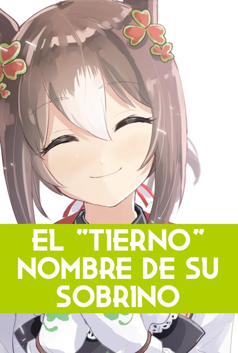 NUEVO VIDEO DE TIKTOK, INSTA Y YT SHORTS

EL "TIERNO" NOMBRE DE SU SOBRINO

youtube.com/shorts/Rfma2XU…

tiktok.com/@koodokanade/v…

instagram.com/p/DWzEs49gu7l/

Una coincidencia tras otra.

#umamusume #umamusumeprettyderby #instagram #tiktok #ytshorts #youtube