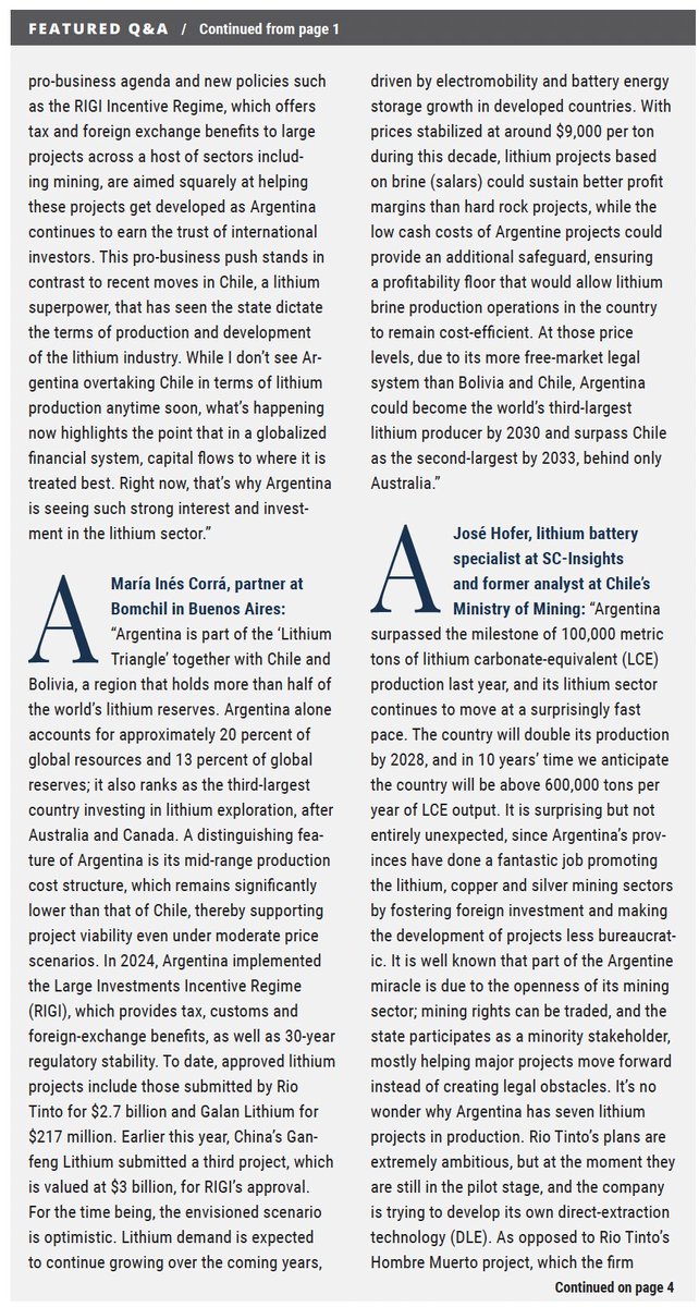 j_m_hofer's tweet image. Profoundly grateful for this interview with @JackQuinnLAC  and @The_Dialogue

Now the lithium triangle is “pro-business”: expectations are high!

sc-insights.com
@andyleyland1
@DerrickSCI

#batterymaterials #criticalmaterials #litio #lithium #copper #LIBsupplychain