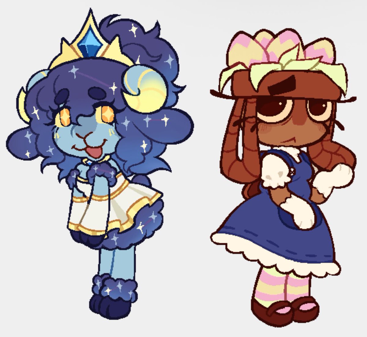 Sorry, I've been too locked in on these two games in specific

Hihi pretty ladies
#dandysworld #bassiebloomington #dollysfactory #fleecia