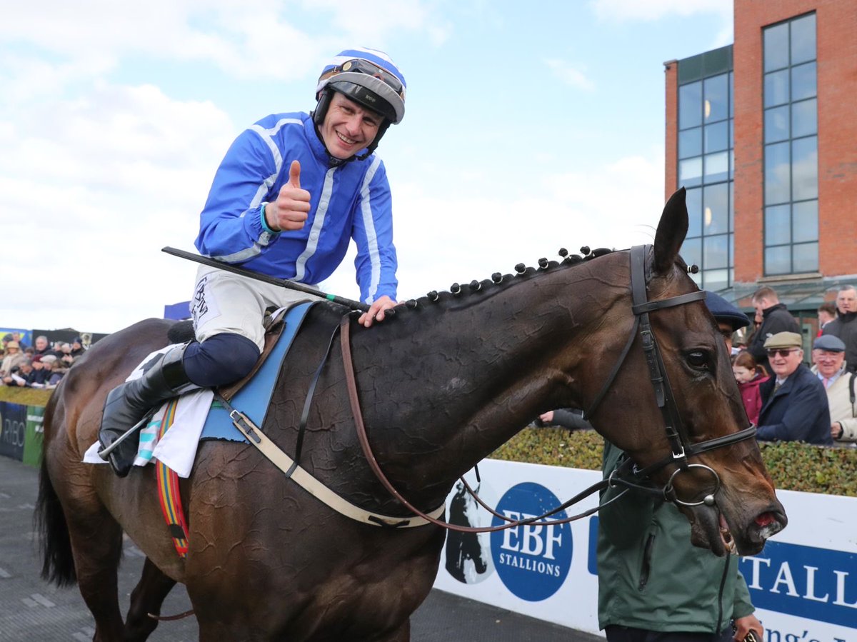 WillieMullinsNH's tweet photo. Proof that class never fades 💙

Energumene and @PTownend land the Grade 2 Underwriting Exchange @Fairyhouse Chase this afternoon 🙌🥇

Congratulations to owner Tony Bloom and groom Imran 👏

📸 Caroline Norris https://t.co/hRehTIjAEC
