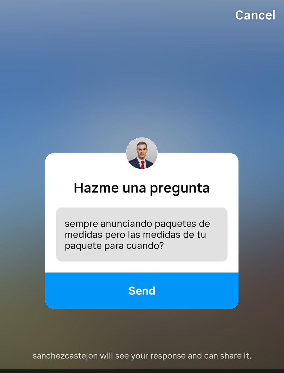 Contestó, pero no sabíais a que