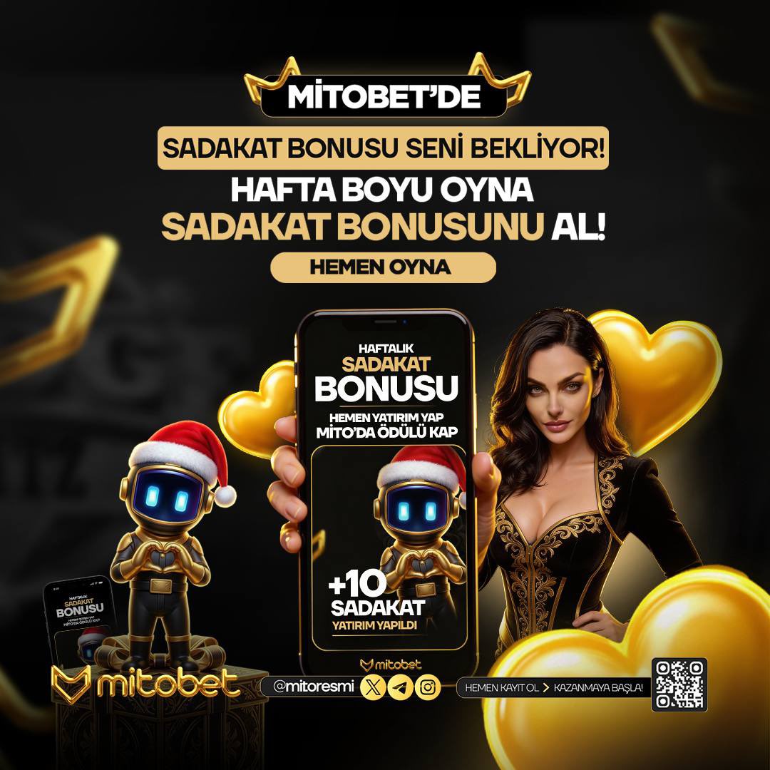 mitoresmi's tweet photo. 🔥MİTOBET'TE HAFTALIK SADAKAT BONUSU 🔥

🗓Haftada 5 farklı gün yatırım yap, en düşük yatırımın kadar BONUS kazan!

🟣1x çevrim ile çekime hazır
🟣10 kata kadar çekim hakkı
🟣Bonus, slot ve canlı casino oyunlarında geçerlidir

🔗 GÜNCEL GİRİŞ ADRESİMİZ (https://t.co/zSHjiLzDUz) https://t.co/GDv9rv5s24