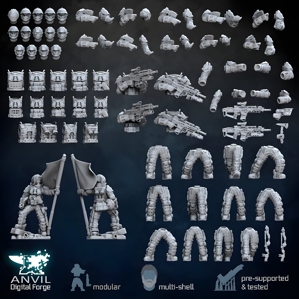 Anvil_Industry's tweet photo. This month on the Digital Forge; prepare the landing zone for Drop Troopers Redux!!!
https://t.co/LIPBibe6Ph
https://t.co/TWOZN0CdxU
#anvilindustry #anvildigitalforge #3dprinting #patreon #tribes #myminifactory https://t.co/7tqlZfADLe