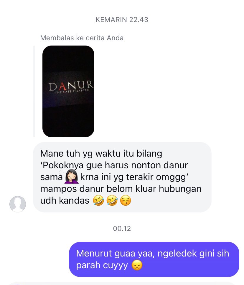 Kalo ga idung ya si cici 😞