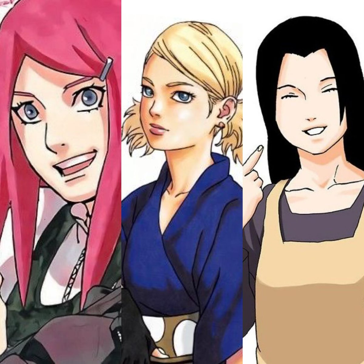 smailcoc5's tweet photo. Temari, Kushina, and Mito all come from prestigious villages and long-established families, and have lived lives similar to Hinata's. So why continue criticizing her when she, too, comes from a prestigious family and village and is the heir to the clan? Are you even sane https://t.co/qXe9jx3X4p