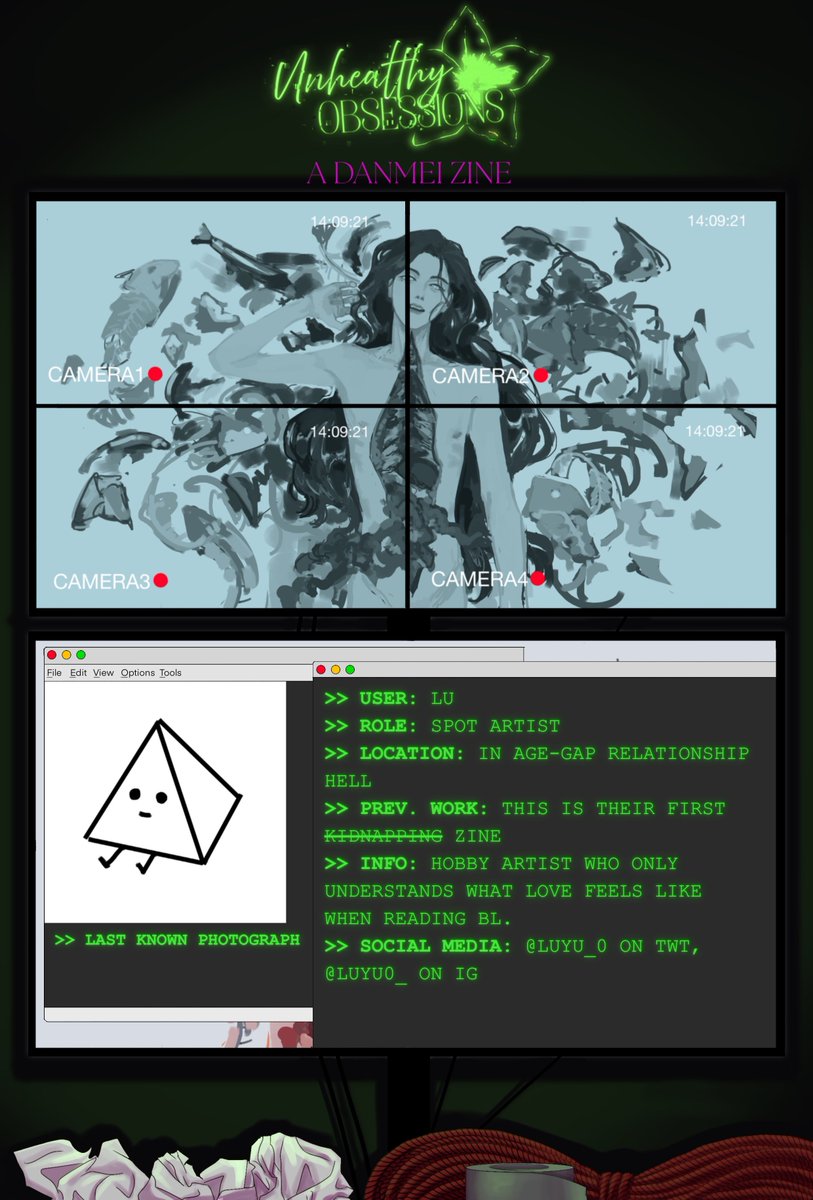 Unhealthy Obsessions: A Danmei Zine tweet media