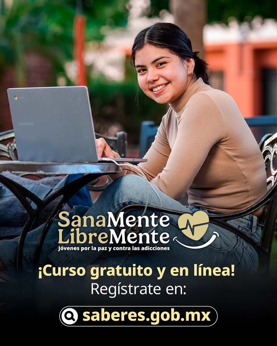 lauammx's tweet photo. El curso “SanaMente Libremente: jóvenes por la paz y contra las adicciones” te ofrece contenidos dinámicos, atractivos y de calidad para cuidar tu bienestar. Mediante infografías, videos y lecturas breves aprenderás cómo cuidar tu salud integral.

🔗 Inscríbete en: https://t.co/i3l7ROx34s

#SoyUAM #Bienestar #SanaMente #JóvenesPorLaPaz