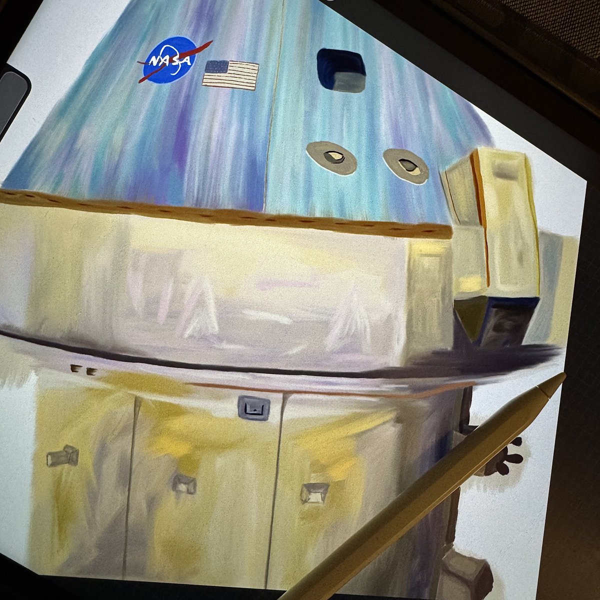 Violet in an empty space tweet media