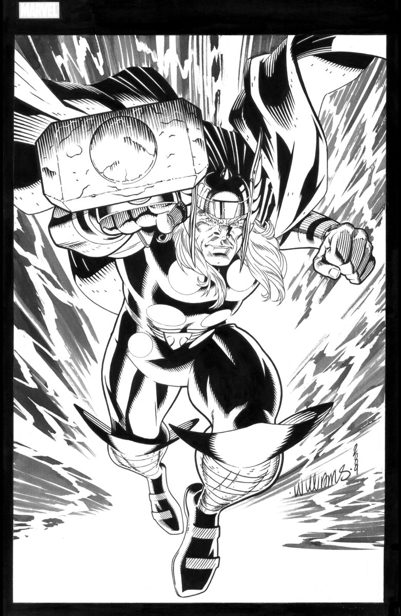 dwamsart's tweet image. Some unused #Marvel-adventures inventory covers.
#BlackWidow,#IronMan,#InhumansMedusa  inked by the GREAT @gmartinink. #SilverSurfer and #Thor inked my your truly
