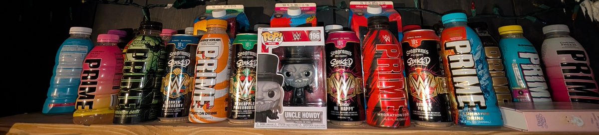 👌🫶 I love my wwe/prime shelf just finally received my Funko Pop after ordering it in December <a href="/WWE/">WWE</a> <a href="/LoganPaul/">Logan Paul</a> <a href="/PrimeHydrate/">DrinkPrime</a> <a href="/TaylorRotunda/">Taylor Rotunda</a> <a href="/MinuteMaid/">Minute Maid</a> . I can't afford actual merch like I would love but I love my little shelf.