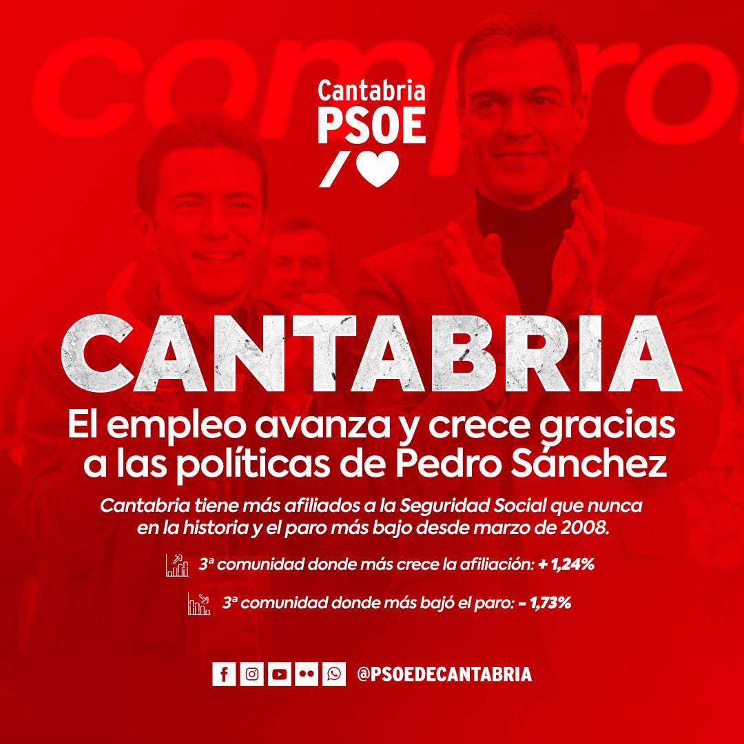 PSOE Cantabria tweet media