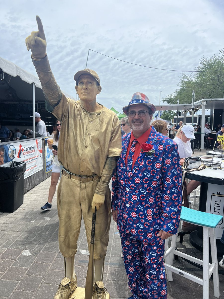 CrazyCubGuy's tweet photo. Headed to the Trop today! Let’s go #Cubs https://t.co/5x9zFHZL1Q