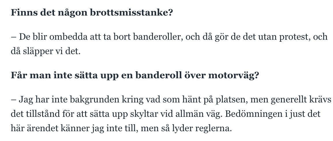 Poliskommunikation mall 1A:

Ge först detaljer som talar till polisens fördel. Påstå sedan att du inte känner till detaljer när någon del ifrågasätts.