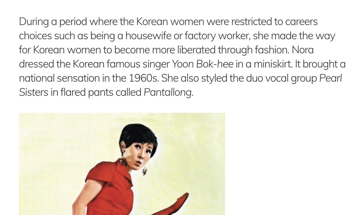 I feel like we haven't given enough attention to this short that was posted today? Nora Noh is 99 and an icon both for fashion &amp; feminist ideals! She even says that one of the smartest things she did was getting divorced and being independent. Please check out the video.