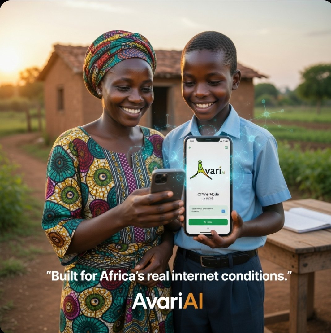 Miracleharbor's tweet photo. Even with limited connectivity, intelligence should remain accessible. Meet @AvariAi_1  Sub-Saharan Africa’s offline AI Operating System, optimized for 1G/2G and GPRS networks. Real users in rural communities are now getting instant, multipurpose Ai .
👇
 https://t.co/TctVbzl51F https://t.co/fGeCzBnqb6
