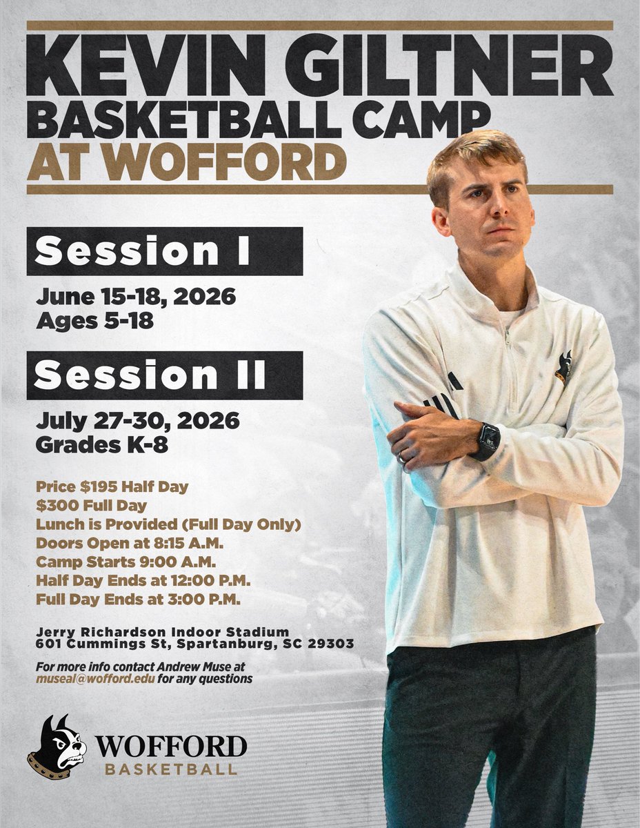 CoachGiltner's tweet photo. Excited for our camps this summer, both Team and Individual! ⚫️🟡🏀 https://t.co/GDqF6k0FgQ