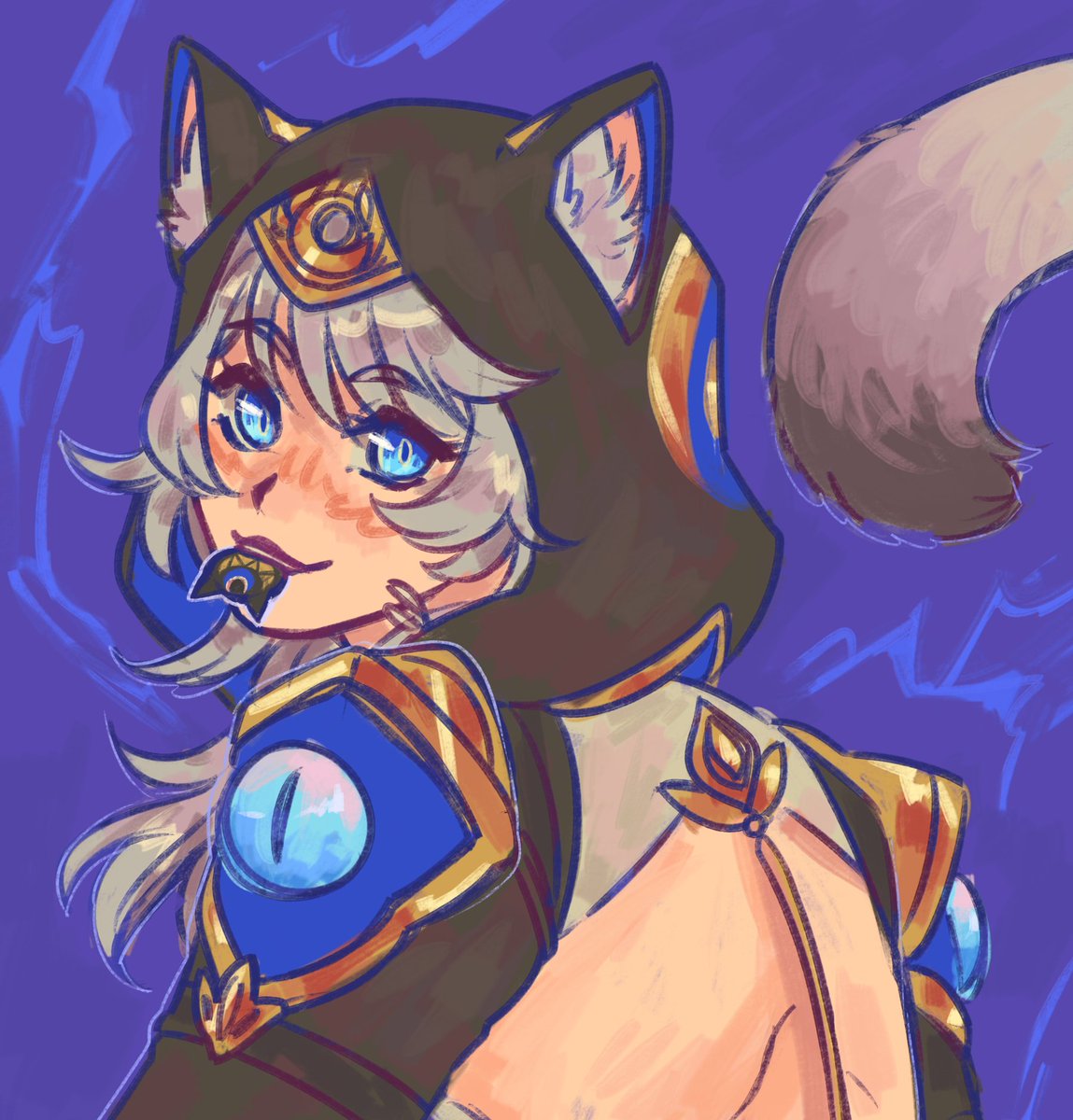 "In the month of Fortune, I scatter Elation throughout the dawning day..."
[6/?]

#hsr #cipher