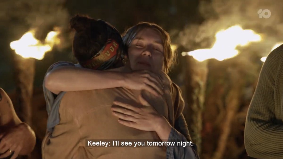 RTV_hottakes's tweet photo. I’m going to miss watching them play together as they were the heartbeat of this post merge because not only did they always seem to have fun together but respected each other as players and competitors as well #kaput #SurvivorAU https://t.co/BZdJ0pgII2