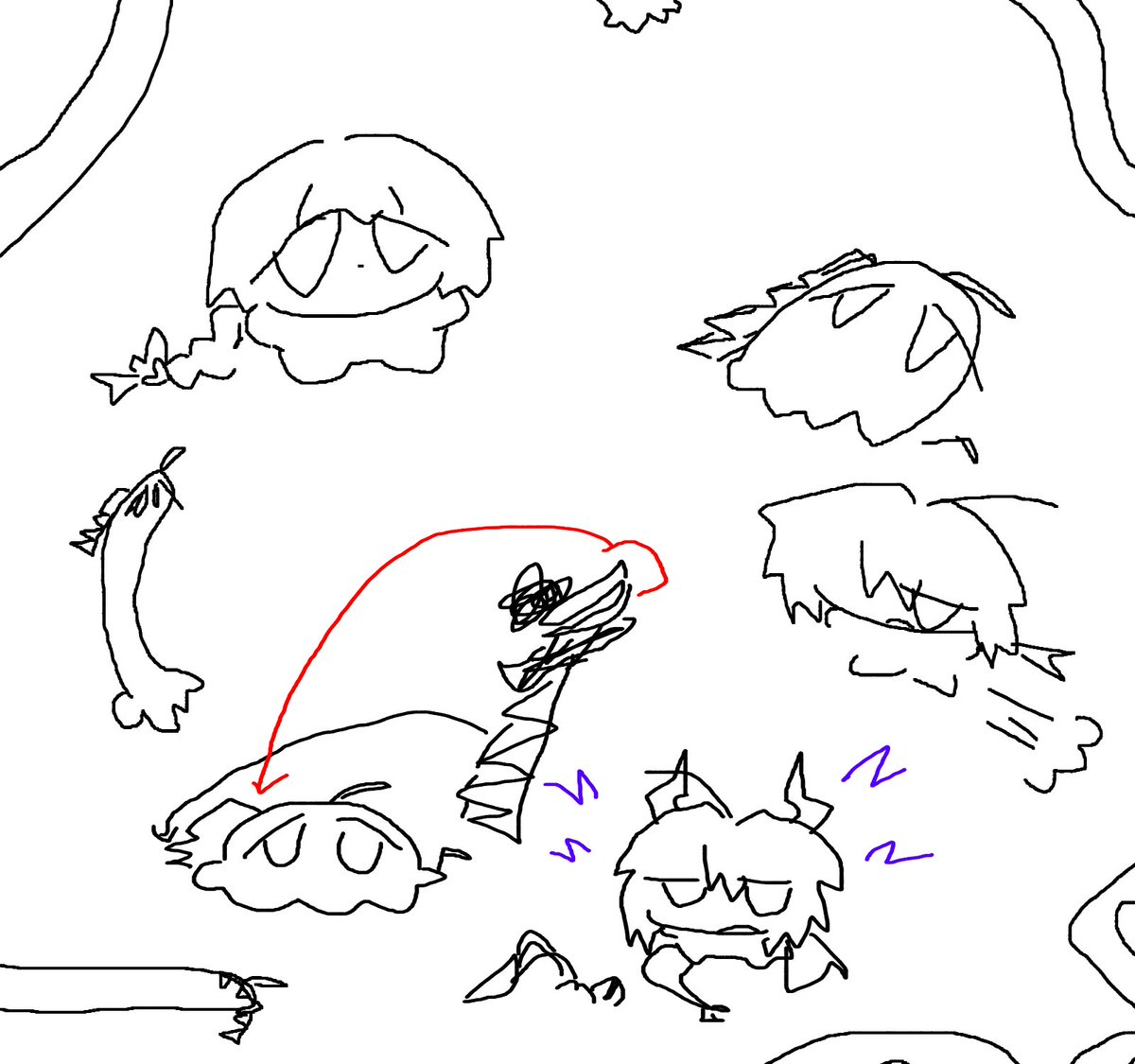 #怪生物らくがき帳 