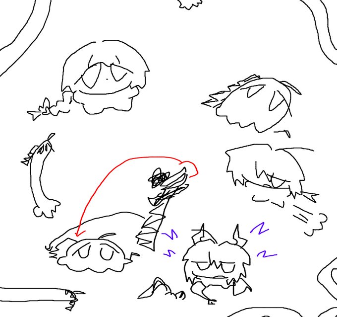 #怪生物らくがき帳 