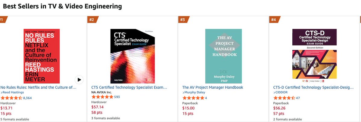 WrittenByMurphy's tweet image. THE AV PROJECT MANAGER HANDBOOK IS SMACK BETWEEN CTS AND CTS -D TEXTBOOKS!!

YES, I'M GOING TO SHOUT ABOUT IT!!

#avtweeps #avpm