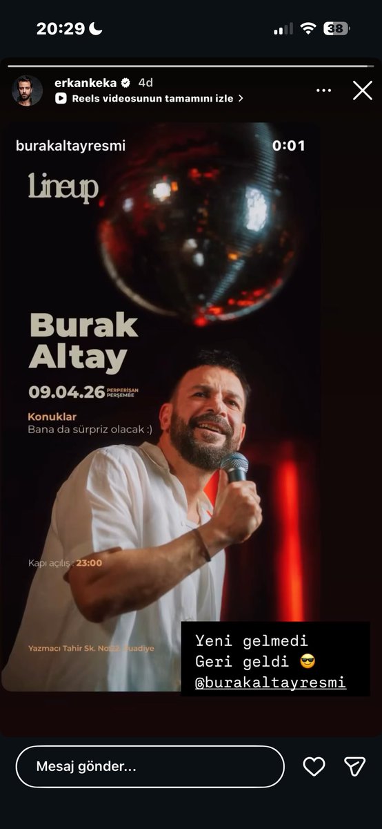 ayyy erkan da paylastigina göre ikisi de gidiyor bi moment aliriz artik😋