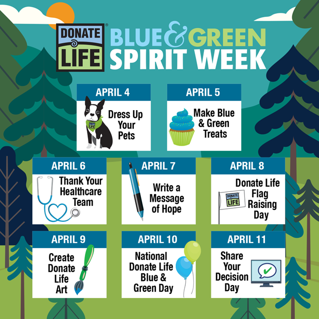 StarzlT's tweet photo. We are getting in the spirit for National Donate Life Month! Be sure to tag us in all the ways you are celebrating the gift of life this week! https://t.co/WRVGQAS9QY