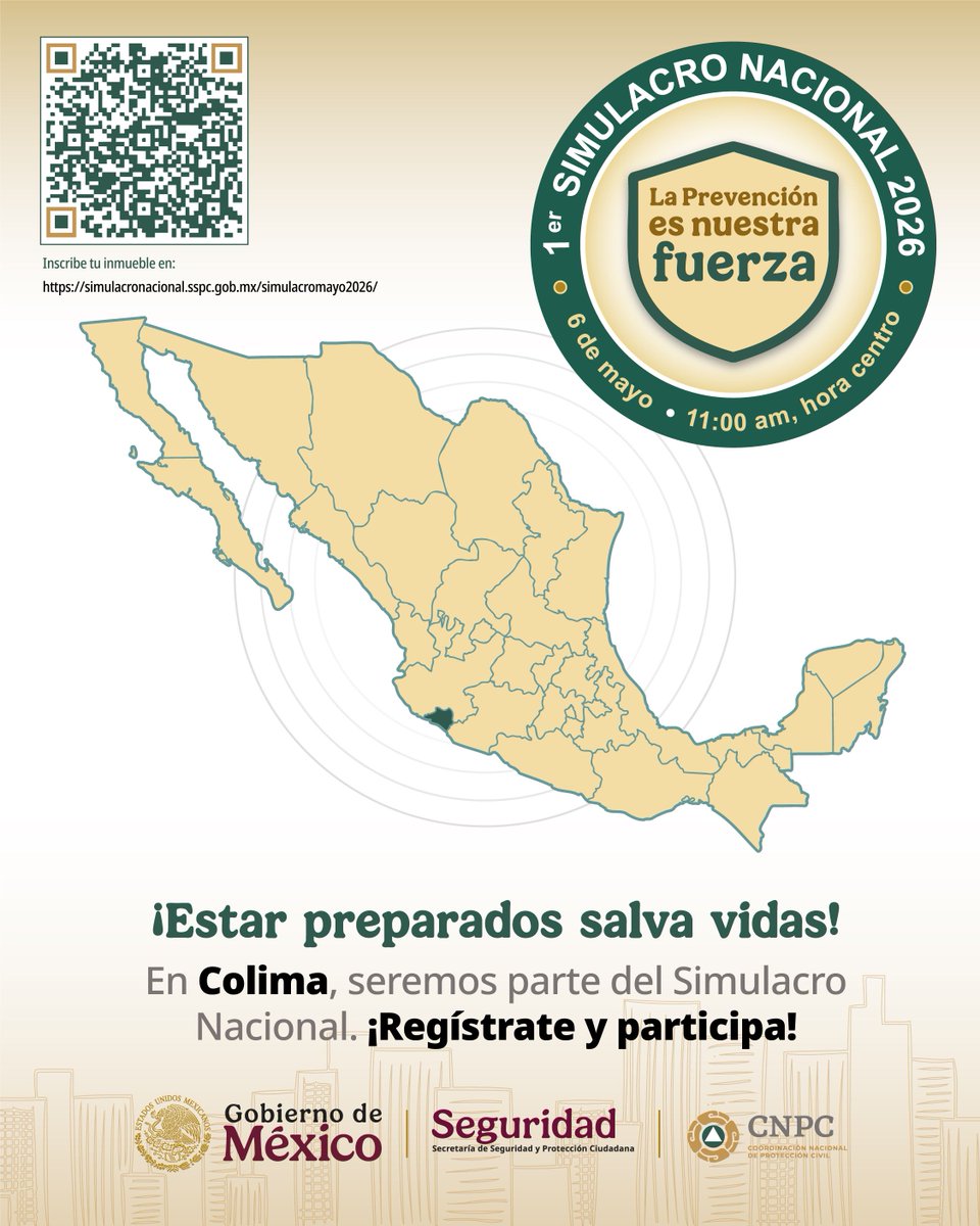 Coordinación Nacional de Protección Civil tweet media