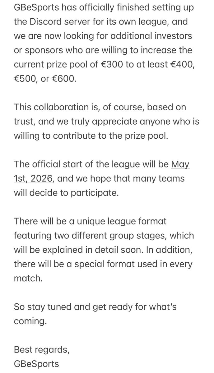 GBeSports tweet media