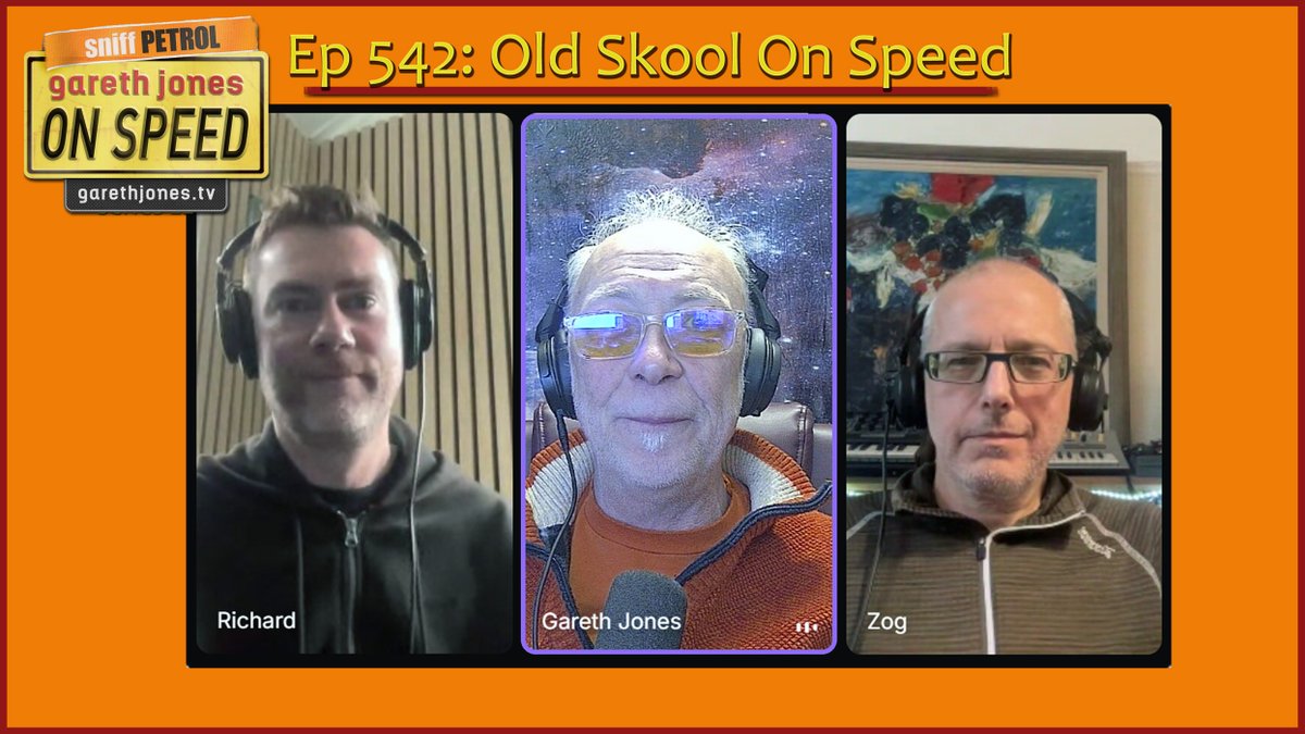 GarethJonesTV's tweet photo. The NEXT episode of Gareth Jones On Speed will be an Artemis special with Richard @Spaceboffins Hollingham.

However the current ep has a different Richard, the @sniffpetrol Porter one.

https://t.co/IcHfo8NX3s

#OnSpeed #podcast #cars #space #ArtemisII #NASA #sniffpetrol https://t.co/uikuLVO4E4