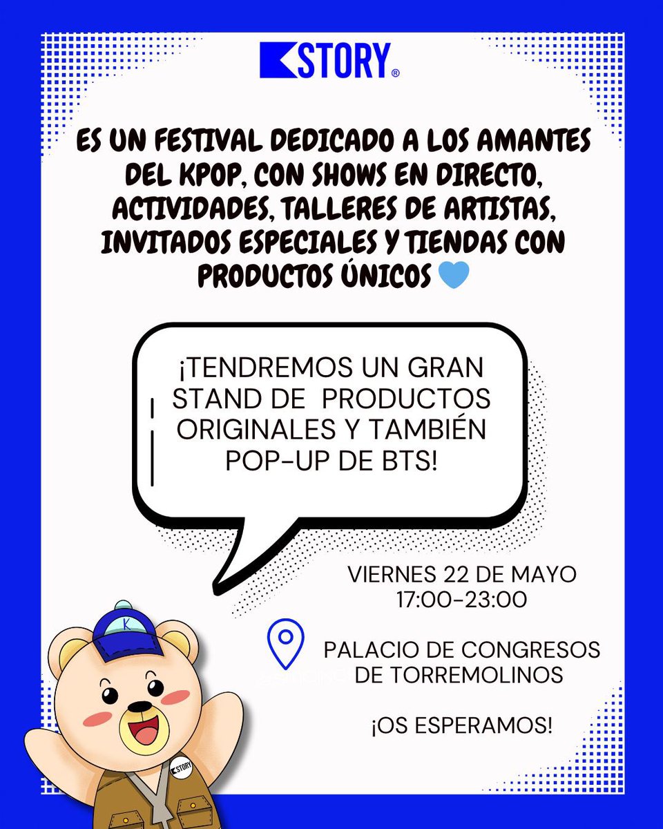 Más información sobre nuestro stand en la <a href="/Freakcon_es/">FreakCon</a> 💙
Muchas gracias por la oportunidad, ¡Os esperamos! 🫰🏼#kpop #kstory #freakcon #Málaga
