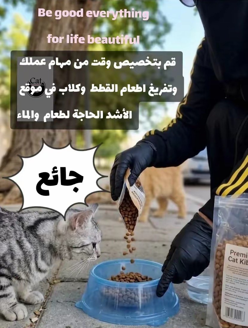 a_tbny's tweet photo. ❤️تفريغ مهامك للاهتمام بمن حولك 
🍗🍃بقايا أكلك لفئه اخرى يضاعف اجرك 
☀️في وقت الصيف اعطف من حولك بالماء 
https://t.co/gCxL5nI672 https://t.co/cOvbxzQRwB
