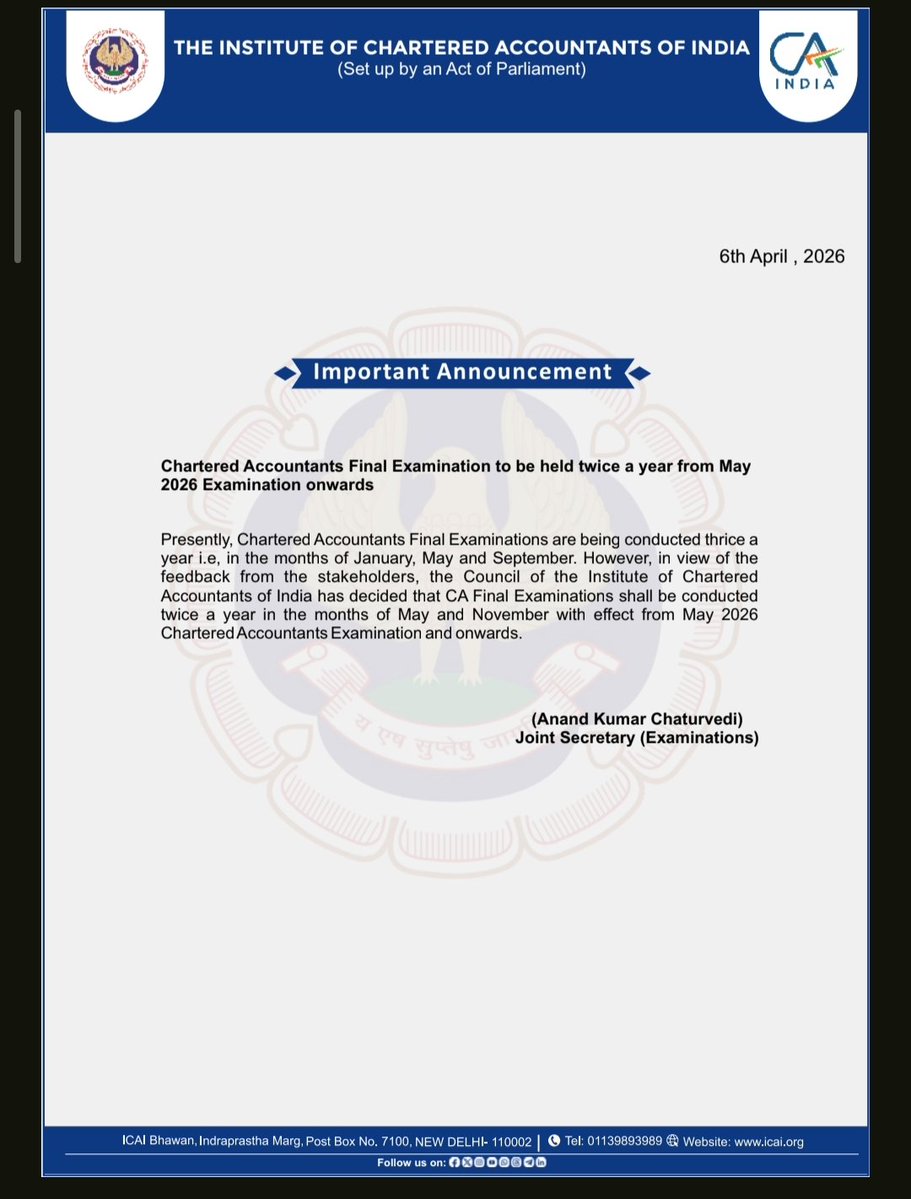 CMA CA CS UPDATES tweet media