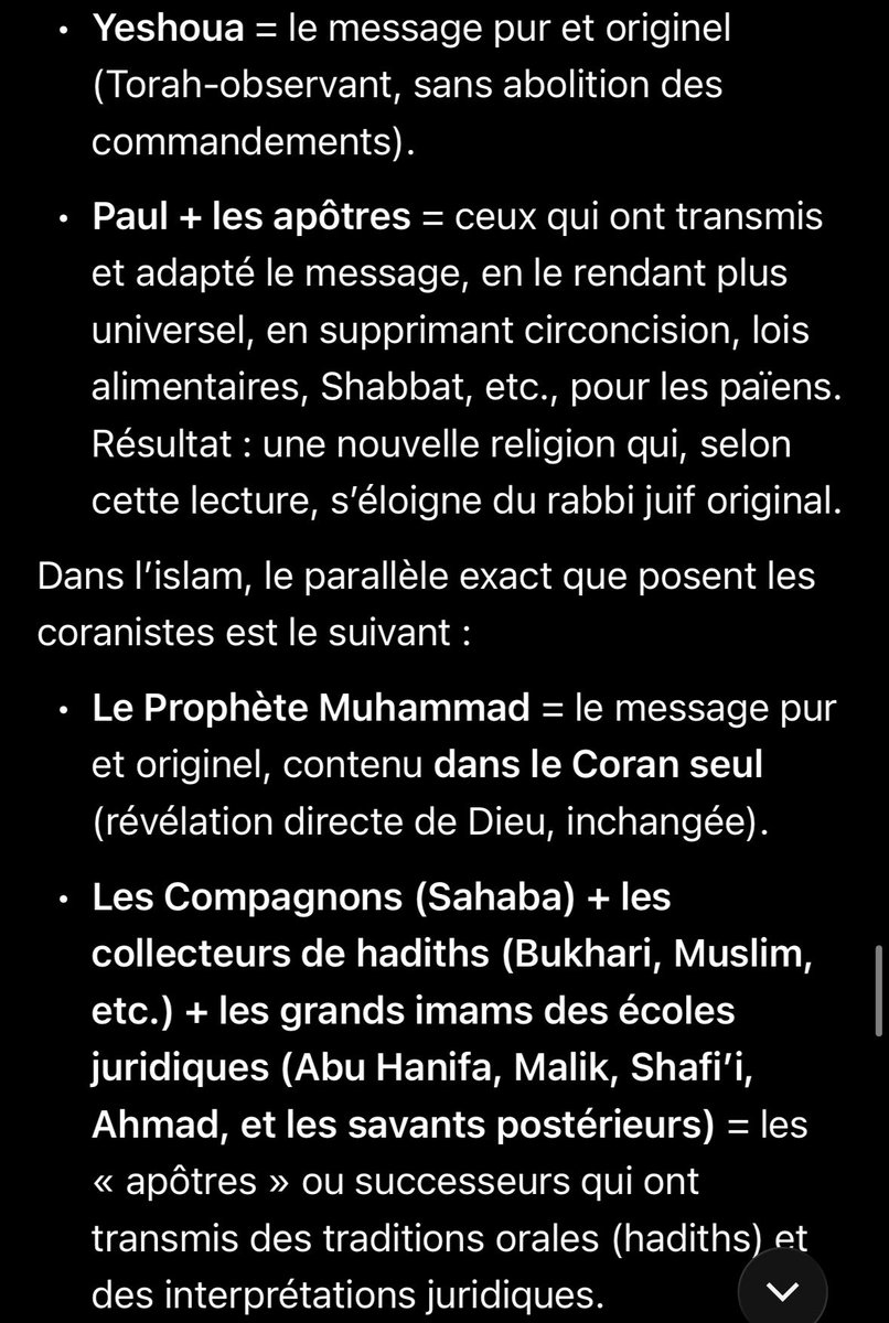 nozer99g's tweet photo. @Dz75155093 @senpai972 @ClipFrenchRapUs Dans l’islam le débat est exactement le même : faut-il suivre le prophète directement (texte sacré seul) ou suivre les successeurs qui l’ont interprété et transmis ? https://t.co/Dcbe796zrv