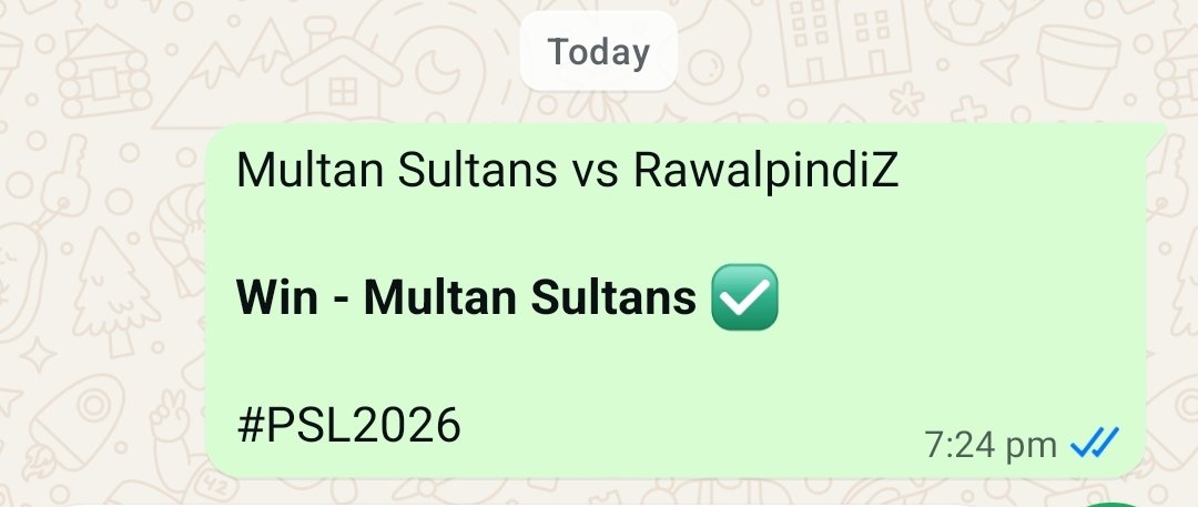 HashtagCricket7's tweet photo. 13/14 WINS ✔️ in PSL 2026 ✔️

Multan Sultans ✅ Win Pass ✅

#PSL2026 #HBLPSL11 https://t.co/Gz6d1WlPu7
