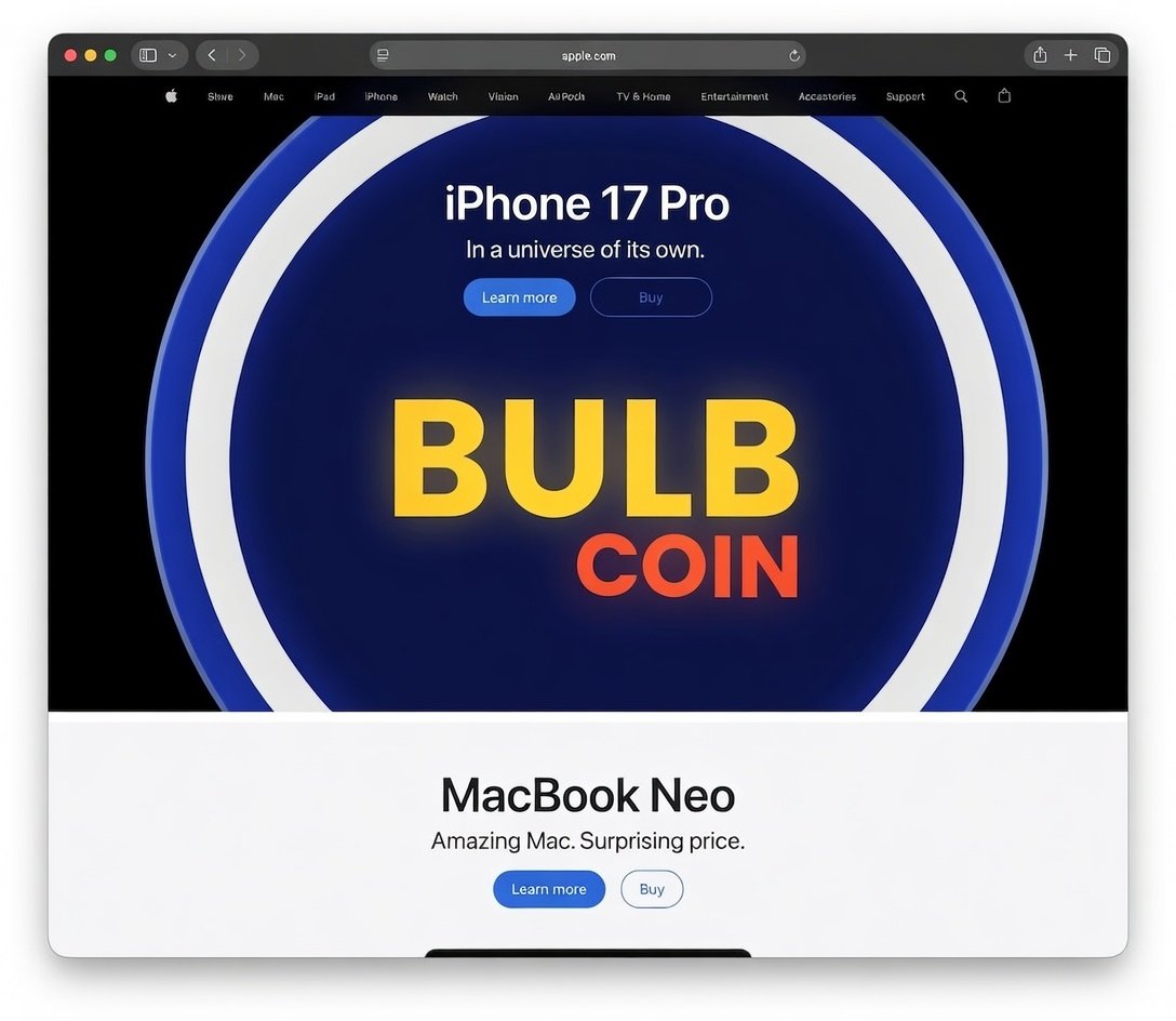BulbCoinOnChain's tweet photo. iPhone 17 Pro. https://t.co/QbbwXEmrEt