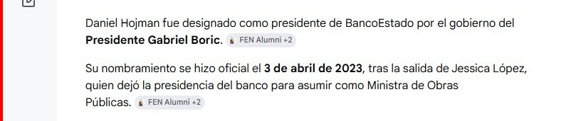 ElPatoAntofa's tweet photo. No uso Banco estado pero se agradece por quienes la ocupan.
También se agradece a @GabrielBoric  quien por vía Daniel Hojman el 2023 implementó la eliminación de cobros para la cta RUT 👇
Así que Inaiman, bajate del pony https://t.co/XBJJZWkOtt