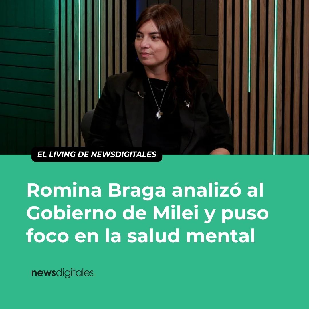 NewsDigitalesAr's tweet photo. 🗣️ Romina Braga (@rominabraga) analizó al Gobierno de Milei y puso foco en la salud mental.

👉🏻 En diálogo con @MartinMusciatti, la legisladora de la @ccari_ok cuestionó al gobierno de Milei, apuntó contra Adorni y advirtió sobre la crisis social y emocional en la Argentina.

🔗 https://t.co/WlP53PEVZV
