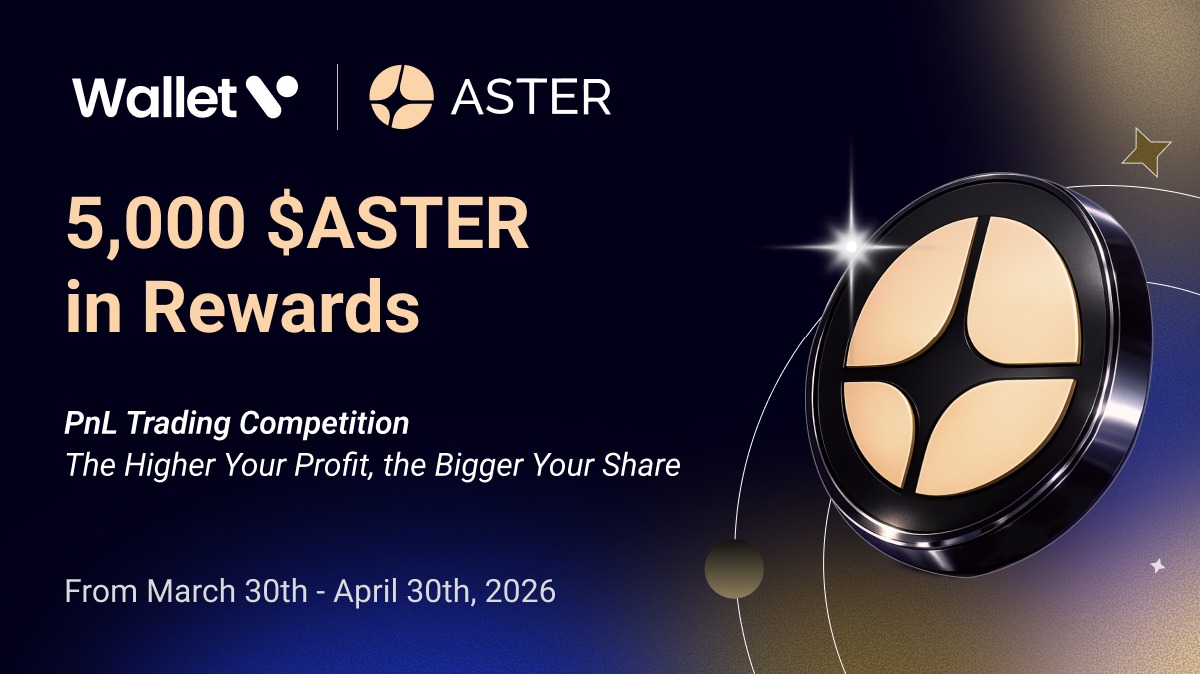 WalletV_io's tweet photo. 5,000 $ASTER to Perps Traders. 
Join our PnL Trading Competition.
