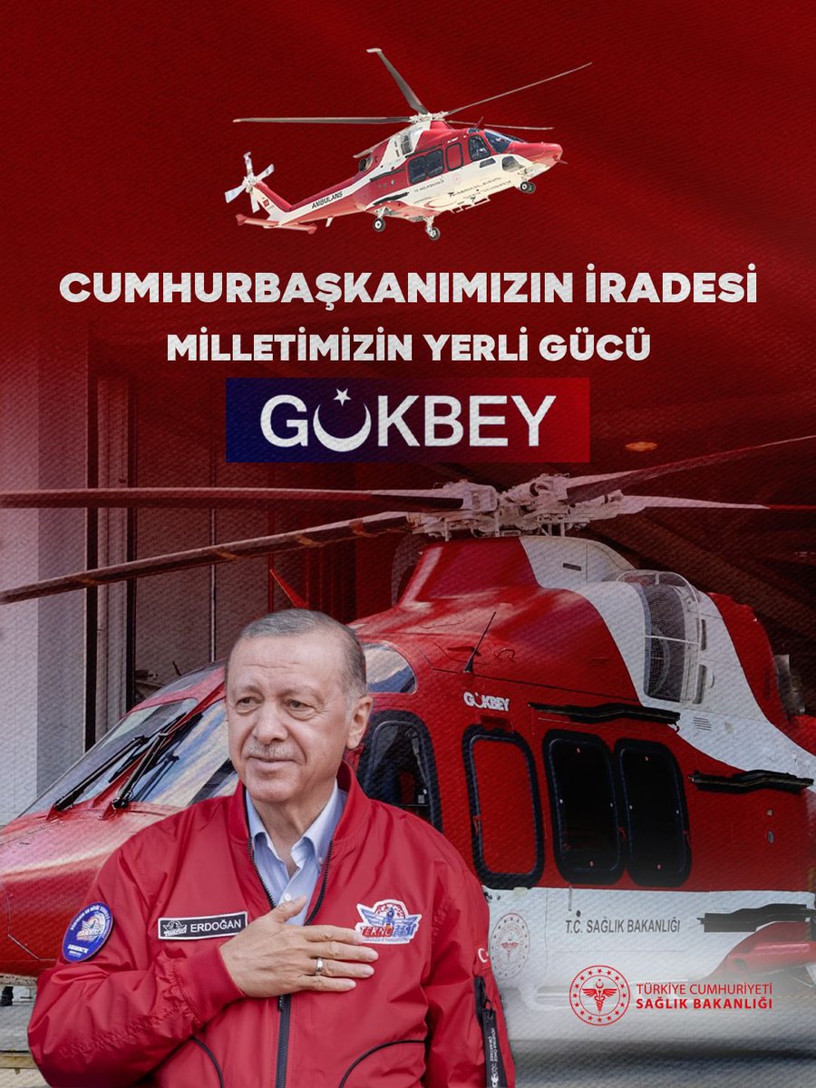 Bir hayal daha milletimizin ellerinde gerçeğe dönüştü. Sayın Cumhurbaşkanımızın liderliğinde yükselen GÖKBEY helikopter ambulans, semalardaki bağımsızlığımızın sembolü olarak göklerde! 🇹🇷
#GÖKBEYSemalarda