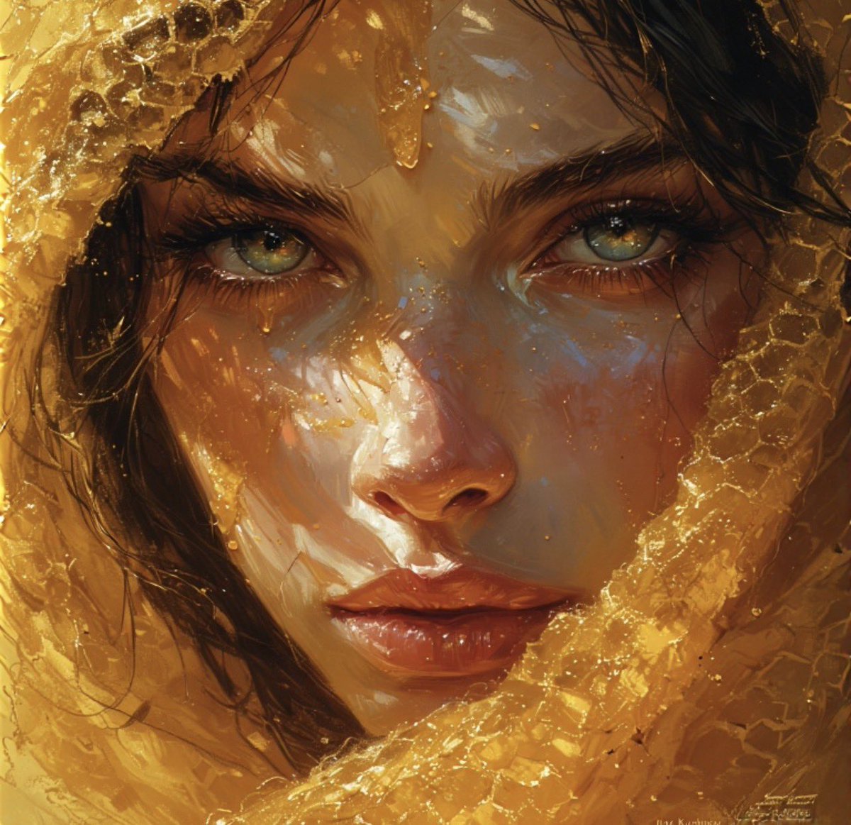 LoriMills535481's tweet image. #AllThingsSpring April Challenge 
#aiartcommunity
All Welcome to Join
Day 6 Honey 🍯 and Sunlight ☀️