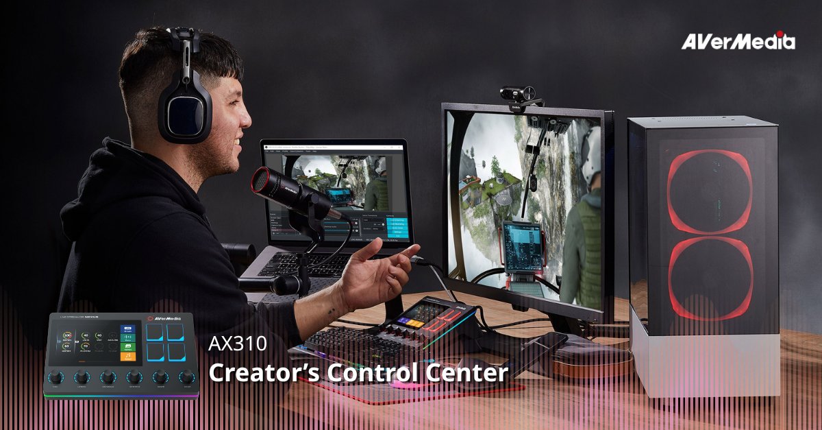 AVerMedia's tweet image. Ensure you can control your content at your fingertips, with a 6 track audio mixer and a fully customizable control panel the Creator’s Control Panel AX310 will make creating content easy!

$95 OFF on Amazon
amzn.to/3JlXik2

#livestreamer #avermedia #content #desktop