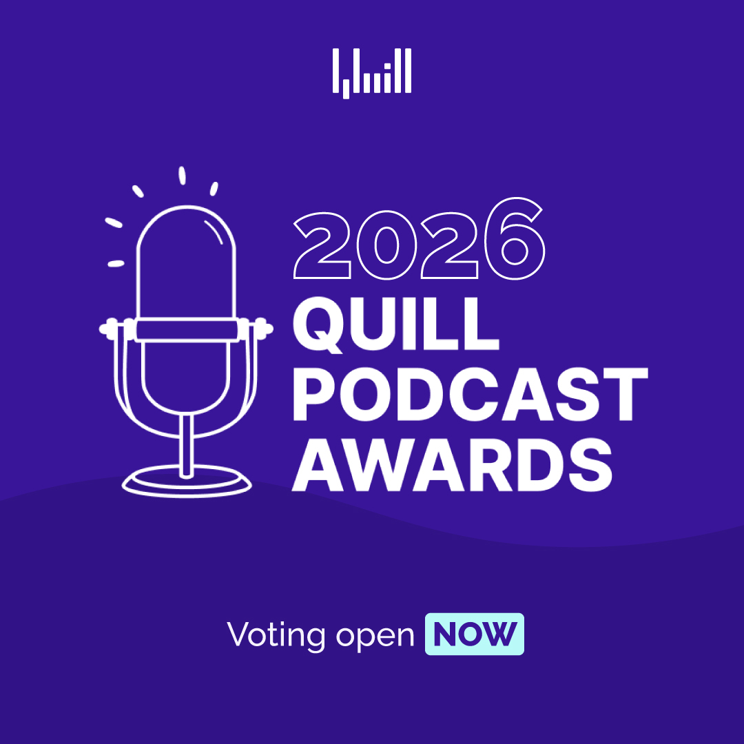 CoHost_'s tweet photo. The Quill Podcast Awards have been celebrating the best in podcasting since 2021. 🎙️

+ nominations for this year’s awards are open now!

Free to enter. Judged by industry experts. Open to everyone.

Submit your vote: https://t.co/VBrjdqKGIS

#quillpodcastawards #podcastawards https://t.co/K6kqgLynLb