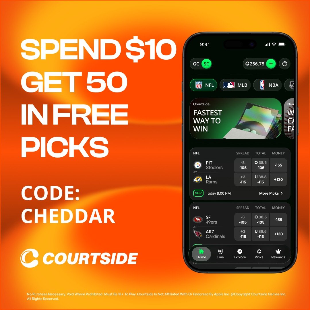 100% CBB Boost AND <a href="/getcourtsideapp/">Courtside</a> GIVEAWAY 🎁

📲Follow Me and <a href="/getcourtsideapp/">Courtside</a> 
❤️Like This Post
⬇️Drop your Courtside Username in Replies 

Courtside has a HUGE Boost for todays game AND giving away $$$$ in courtside cash. Will be picking Users at random who drop their