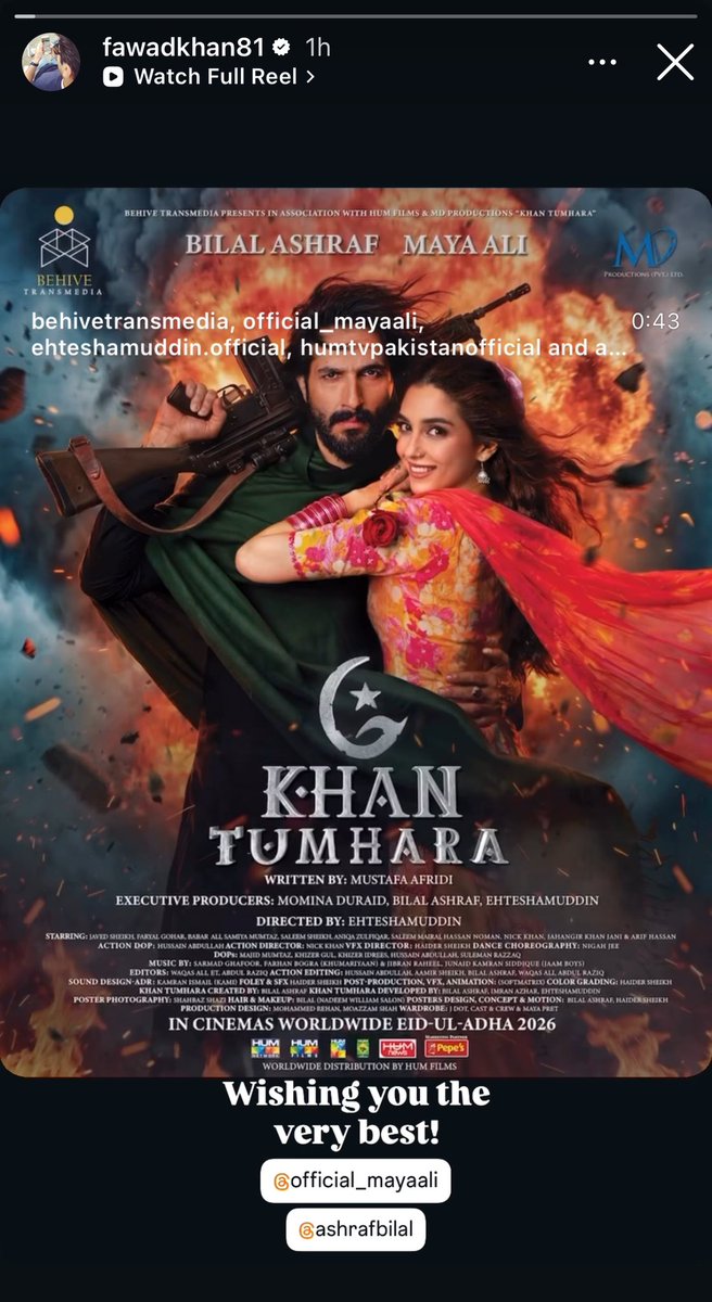 Fawadkwhatagoat's tweet image. ❤️

#Fawadkhan
#Mayaali