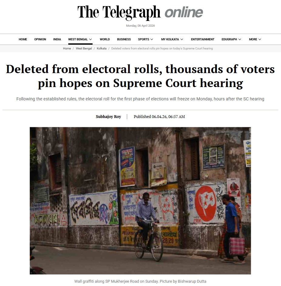 Dr_Kaleem_Alam's tweet photo. Judiciary's inability to promptly address concerns at fast-track has encouraged some to obstruct d #constitutional_rights of #Indian_citizens by arbitrarily removing their names from #voter list. Election Commission of India is failing its mandate. #Judiciary needs to introspect https://t.co/uCTns5EPNT